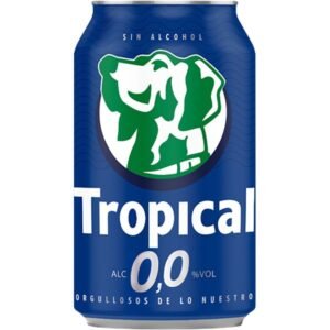 CERVEZA TROPICAL 0,0-LATA 33CL